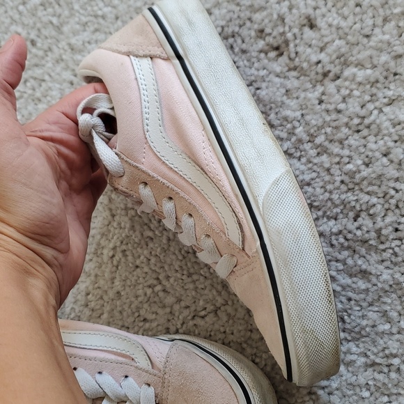 Girl youth size 1 vans sneakers - Picture 4 of 6